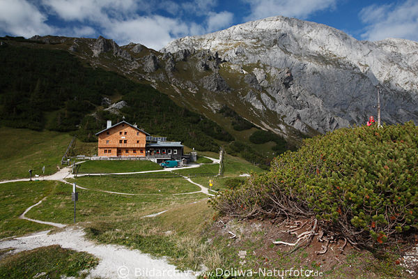 Torrener Joch Alpen Wandergebiet Berglandschaft Naturbild mit Karl von Stahlhaus Berghtte