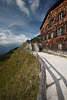 914792_Berggaststätte Jennerbahn Aussicht-Terrasse in Wolkenhöhe des Hochgebirge