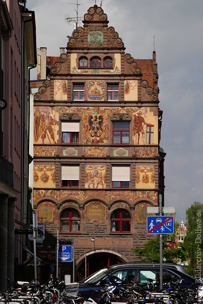 Schmuckhaus Freskenwand Konstanzer Altstadt Graf Zeppelin Hotel am Bodensee