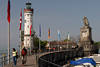 Lindaumole Leuchtturm Hafen Touristen Bayerischer Lwe Urlauber Sehenswrdigkeit
