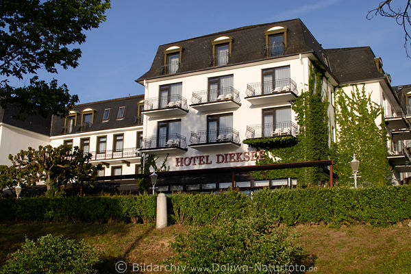Hotel-Dieksee Unterkunft Bad-Malente Uferpromenade See-Wasserblick Ostholstein