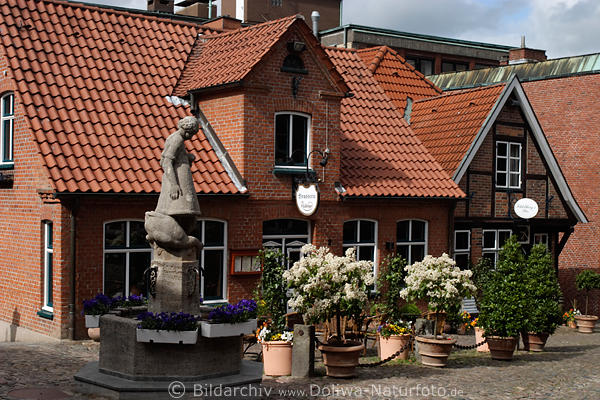 Pln Altstadt Brasserie Kneipe Brunnen
