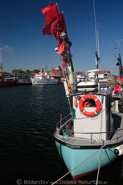Fischkutter Paloma in Heiligenhafen Port Fischereischiff