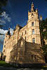 Hochburg Schloss Schwerin Gelbfarben Mauerfassade