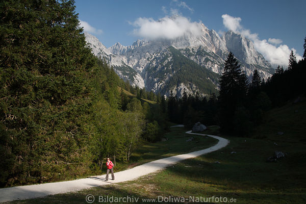 Klausbachtal Berg Wanderweg Naturbild Ramsauer Dolomiten Reiteralpe