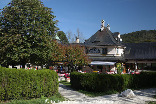 Gasthaus Alter Bahnhof in Dorf Knigssee Restaurant-Caf