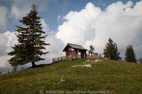 Toter Mann Berghgel Landschaft Naturbild an Bezoldhtte Bume am Himmel