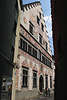 Lindau Altes Rathaus Foto Wandfresken am Reichsplatz Altstadt enge Gasse