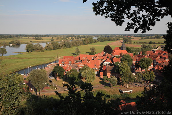 Hitzacker Elbe Stadt Naturidylle Flusslandschaft