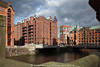 Speicherstadt Hamburg Huser Architektur Foto Fleet Wasserkanal Brcken Freihafen City-Landschaft