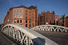 Kannengiesserort Brcke Speicherstadt Hamburg alte Architektur
