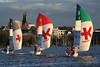 1. Bundesliga Segeln Alsterregatta Boote in Hamburg