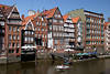 Nikolaifleet alt-hamburgische Bebauung historische Speicherstadt