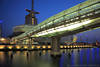Bremerhaven City Glastunnel Klimahaus Nachtlichter Fotokunst Architektur ber Weserwasser