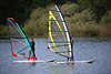 Windsurfing Eutiner See Surfschule Surfschler Unterricht durch Surflehrer