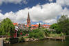 Pln See Grnufer Promenade Kirche Wasserblick Schnwetterwolken Naturfoto