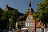 Burg Kirche Insel Fehmarn Backsteinbau historische Architektur Hauptgasse Straenbild