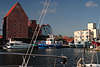 Heiligenhafen Schiffsflotte Yacht Damond & Marineschiffe in Hafenbild