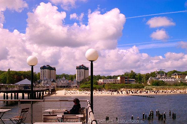 Kurzentrum Ostseebad Heringsdorf Strand Kste Urlaubsidyll Rehaklinik von Seebrcke
