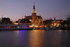 Leer Weihnacht Wasserblick Nachtlichter Foto Leda Museumshafen Schiffe Kirchtrme Bild